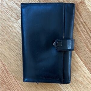 PalmPilot Black Leather Case